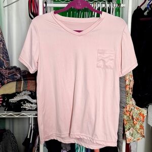 REAL ESSENTIALS PINK T-SHIRT SIZE MEDIUM